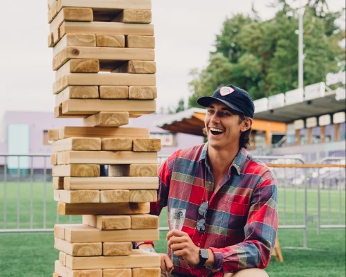 Giant Jenga Game On Chennai